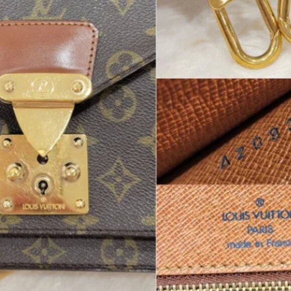 Very RARE❤️Beautiful Vintage Authen LV Monceau Crossbody/Shoulder Bag with Key - Picture 2 of 6